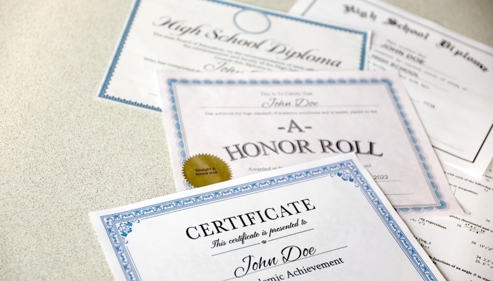 Certificates